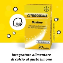 Citrosodina Effervescente Digestivo con Calcio al Limone 20 Bustine