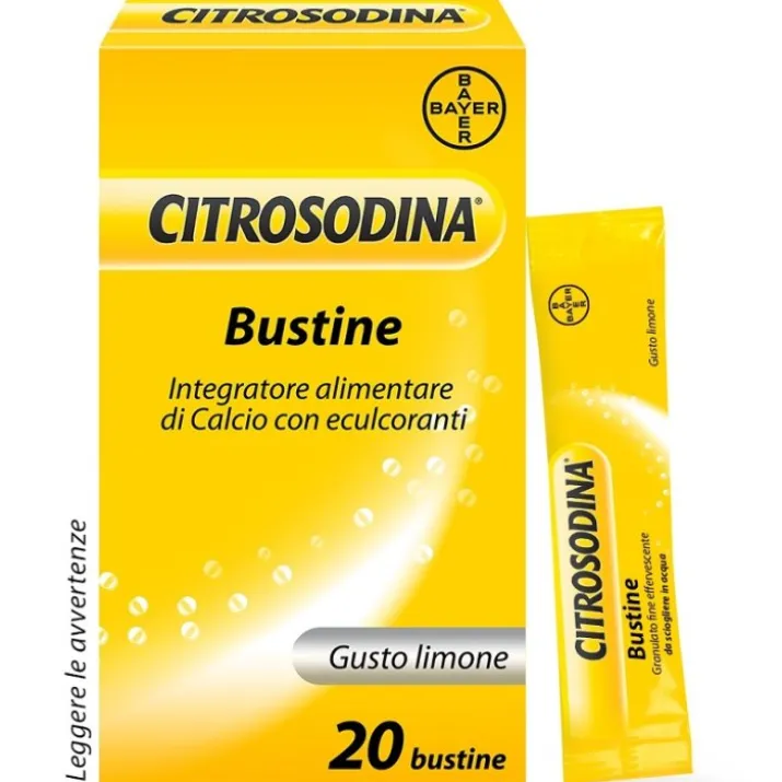 Citrosodina Effervescente Digestivo con Calcio al Limone 20 Bustine