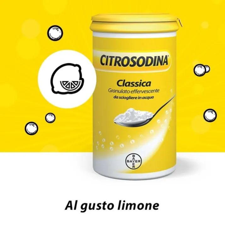 Citrosodina Granulato Effervescente Digestivo gusto Limone 150 gr
