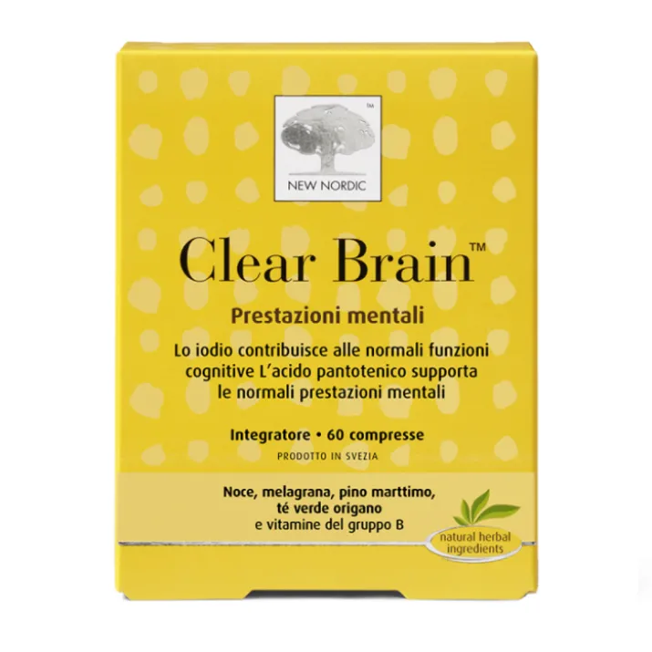 Clear Brain Integratore Alimentare 60 Compresse