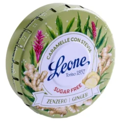 Click Clack Stevia Zenzero Pastiglie Leone 30g