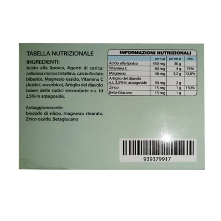 Clinderm Lipoico Abbate Gualtiero 36 Compresse