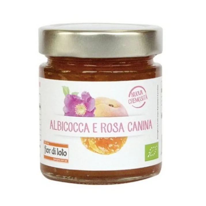 Composta di Albicocca e Rosa Canina Fior di Loto 250g