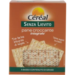 Céréal Senza Lievito Pane Croccante Integrale 180g
