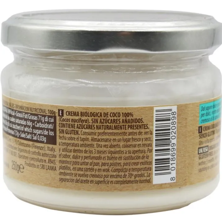 Crema Di Cocco Probios 250g