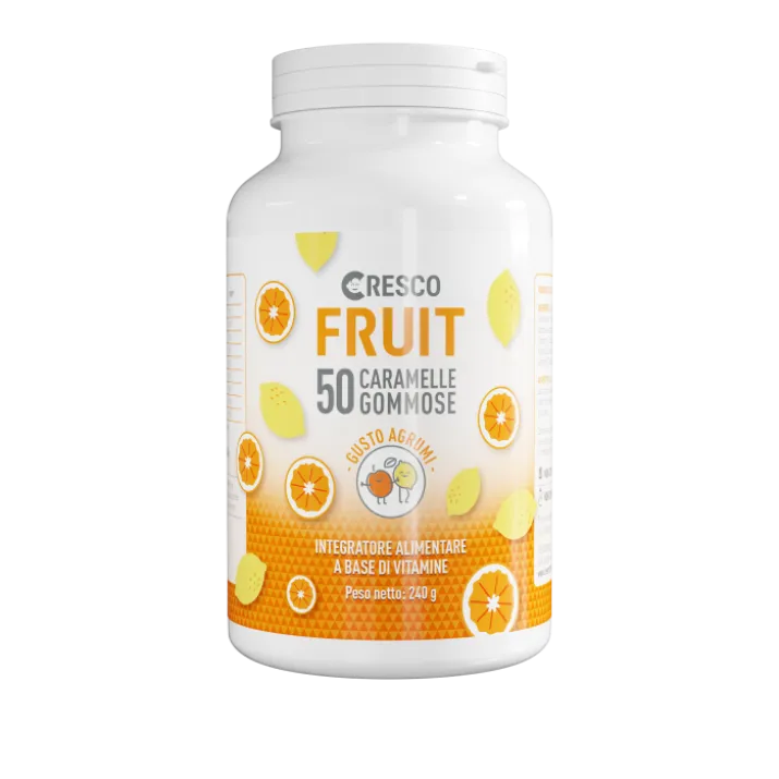 Cresco Fruit Gusto Agrumi 50 Caramelle Gommose