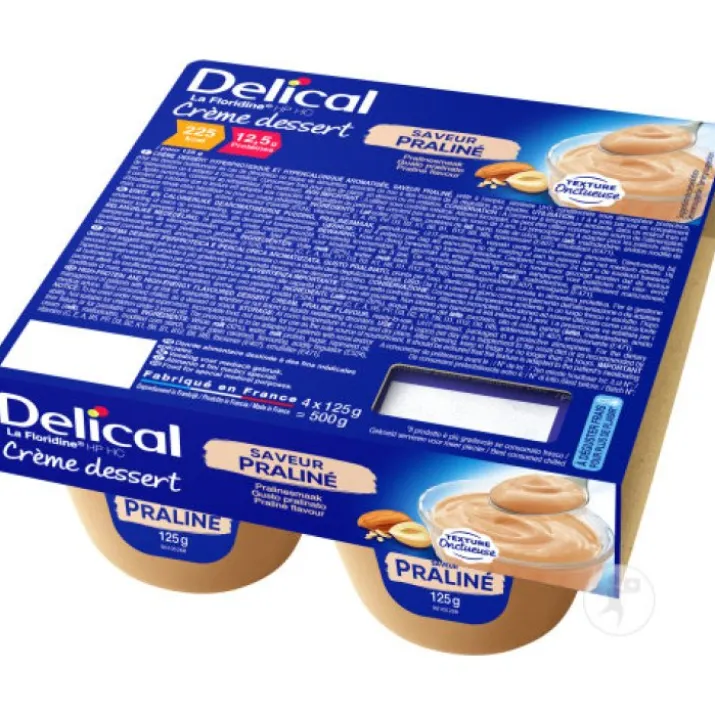 Crème Dessert Praliné Delical La Floridine 4x125ml