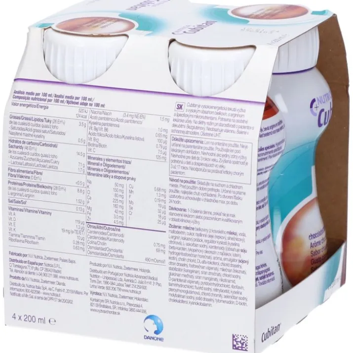Cubitan Cioccolato Nutricia 4x200ml