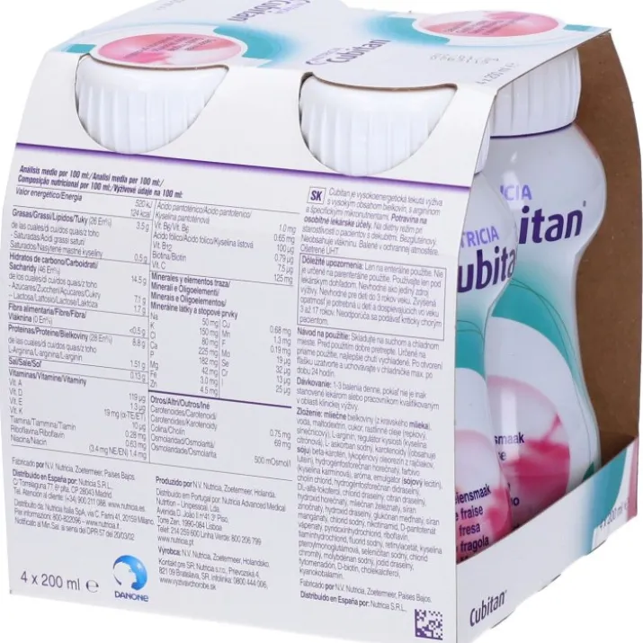 Cubitan Fragola Nutricia 4x200ml