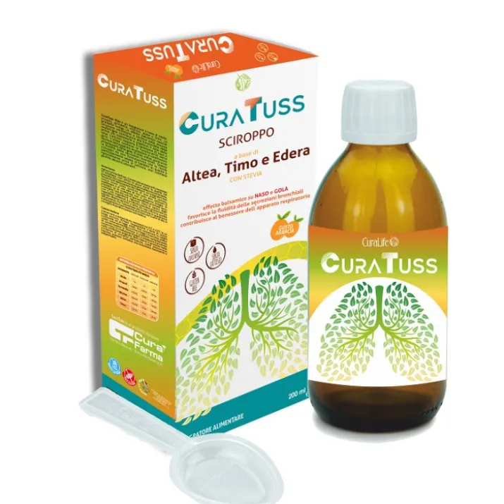 Cura Tuss Sciroppo Adulti Arancia Cura Life 200ml
