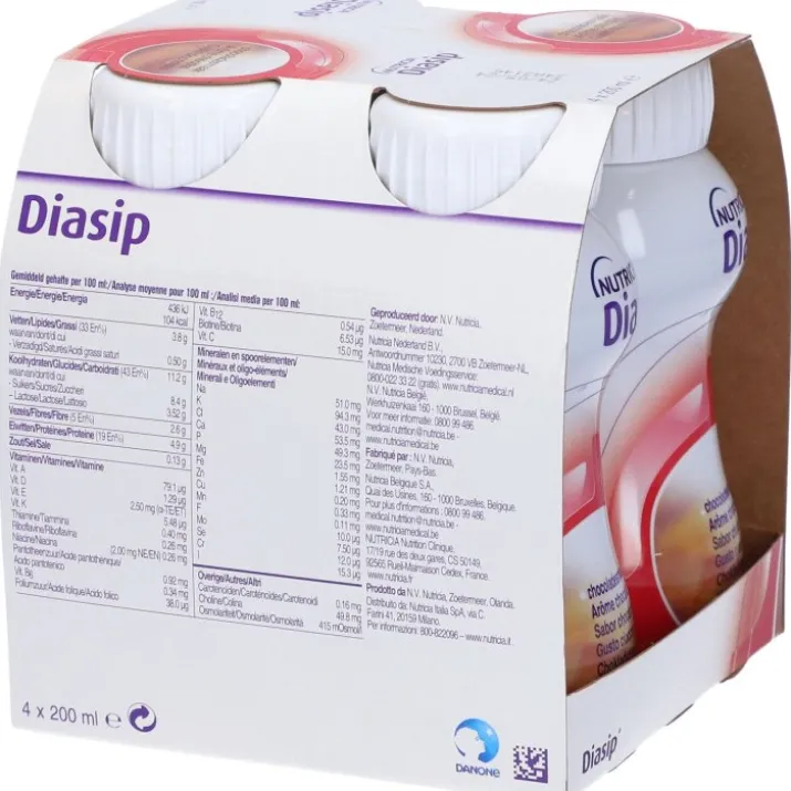 Diasip Cioccolato Nutricia 4x200ml