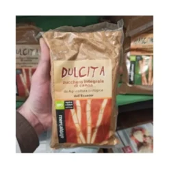 DULCITA Zucchero Integrale Di Canna AltroMercato 500g