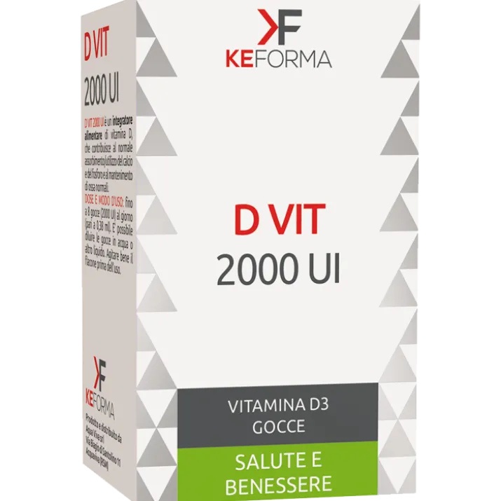 D VIT 2000UI Gocce KeForma by Aqua Viva 35ml