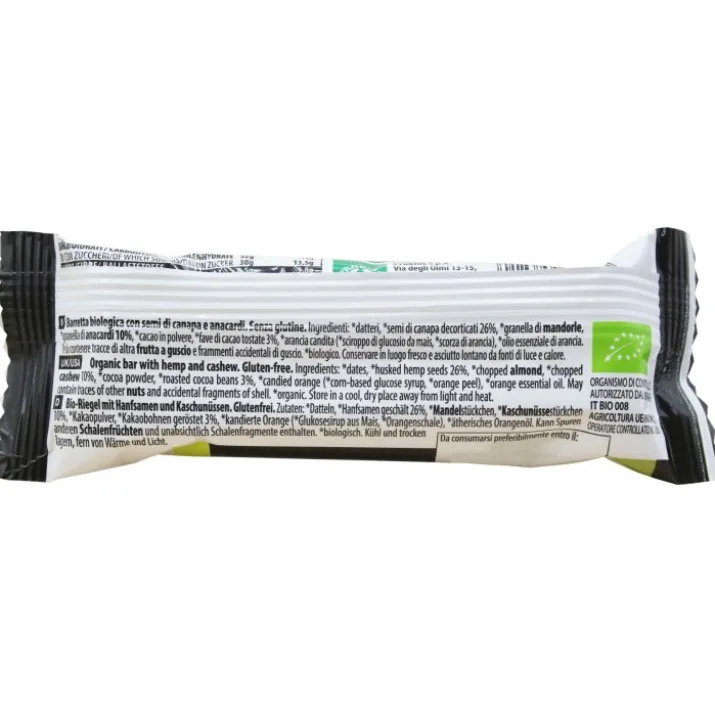 Energy Bar Canapa Anacardi E Fave di Cacao Bio Champion 45g