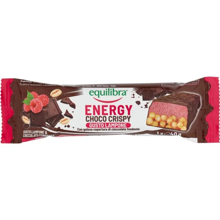 Energy Choco Crispy Lampone&Cioccolato Equilibra® 40g