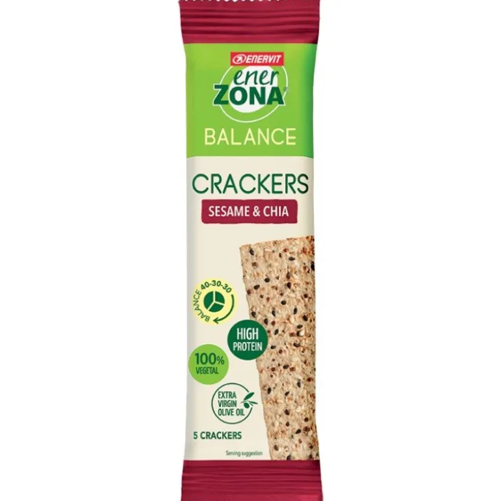 EnerZona Balance Crackers Sesamo & Chia Enervit 5 Crackers
