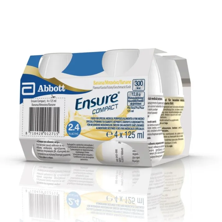 Ensure Compact Banana Abbott 4x125ml