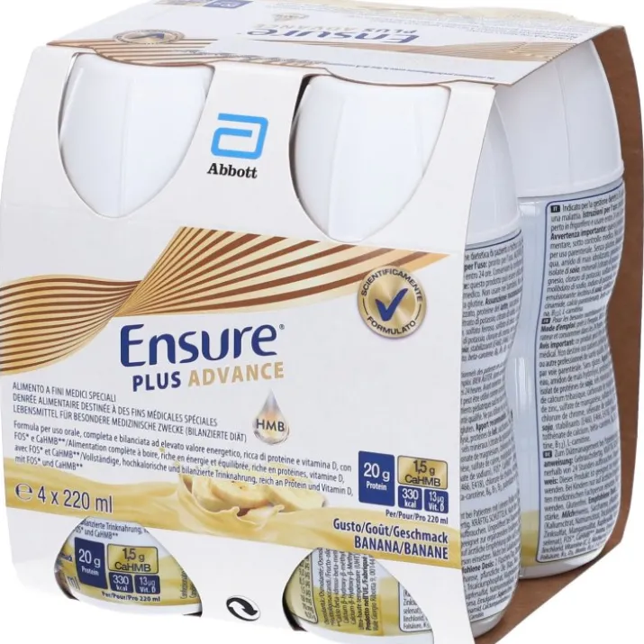 Ensure Plus Advance Banana Abbott 4x220ml