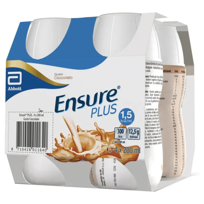 Ensure Plus Cioccolato Abbott 4x200ml