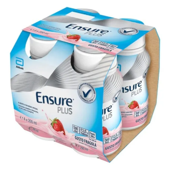Ensure Plus Fragola Abbott 4x200ml
