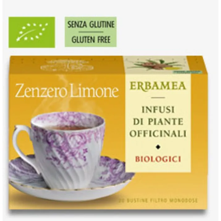 Erbamea Zenzero E Limone Biologico 20 Bustinec