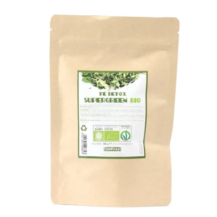Erbavoglio Te' Detox Supergreen Bio 100g