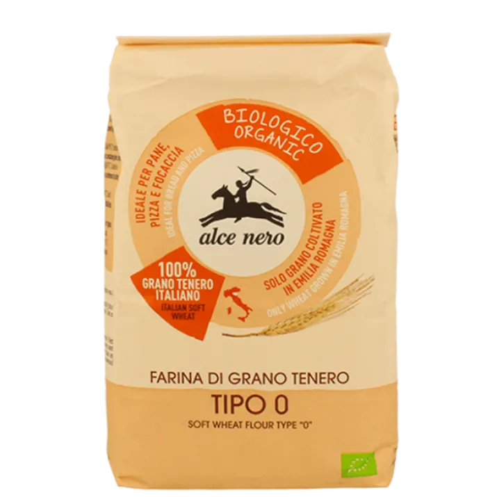 Farina Di Grano Tenero Tipo 0 Biologica Alce Nero 1Kg