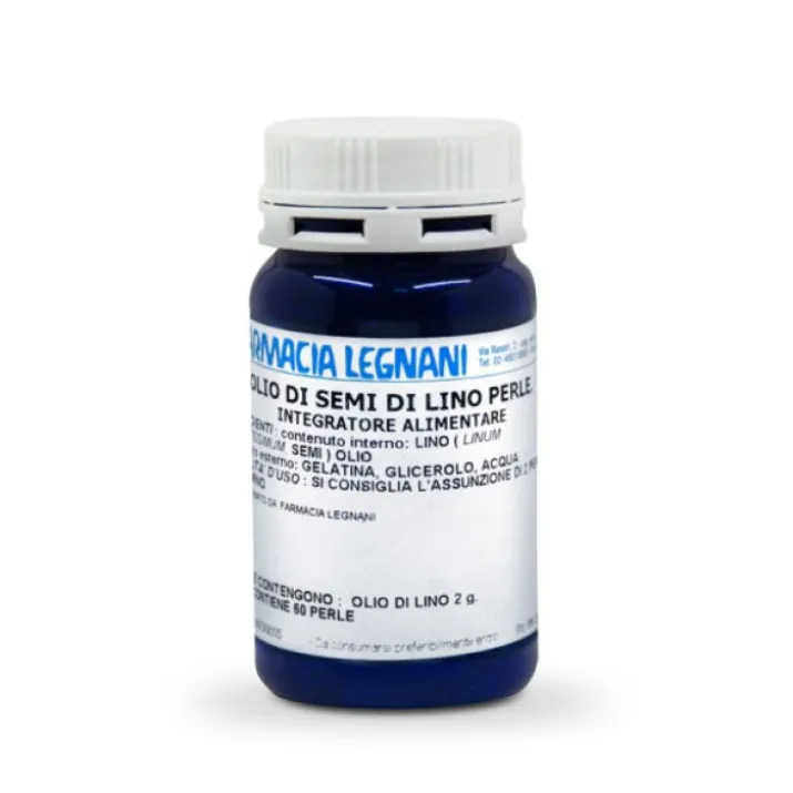 Farmacia Legnani Olio Di Semi Di Lino Integratore Alimentare 60 Perle