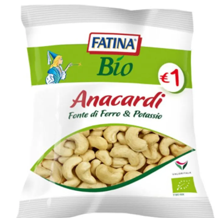 Fatina Anacardi Sgusciati Snack Fonte di Ferro & Potassio 30g