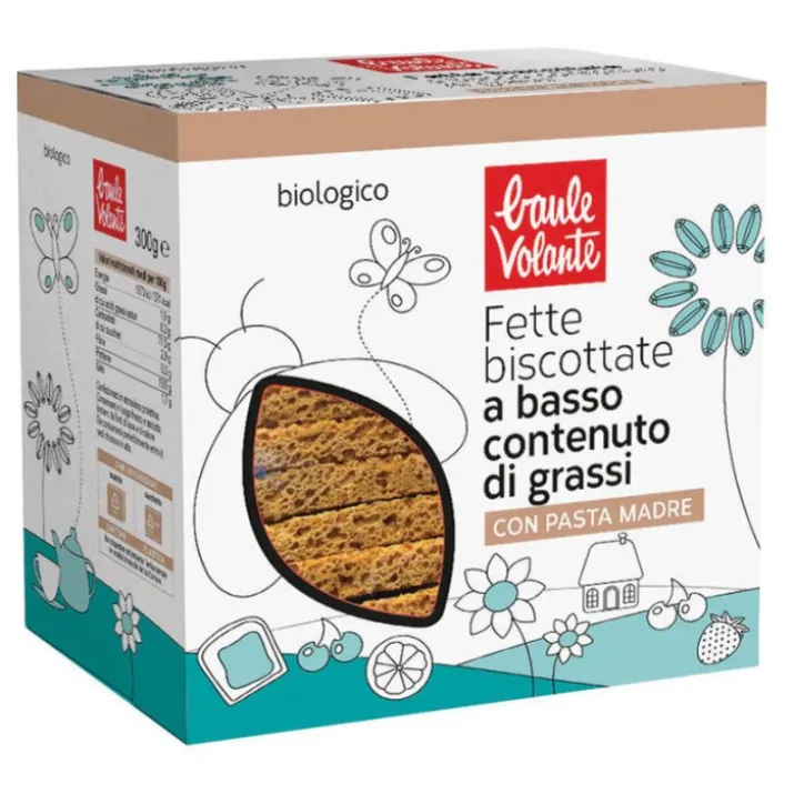 Fette Biscottate A Basso Contenuto Di Grassi Baule Volante 300g