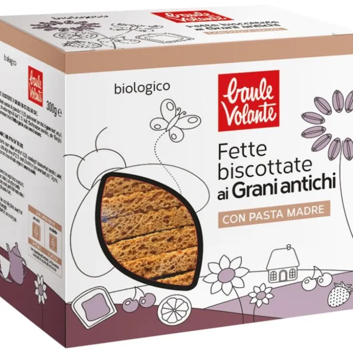 Fette Biscottate ai Grani Antichi Baule Volante 300g