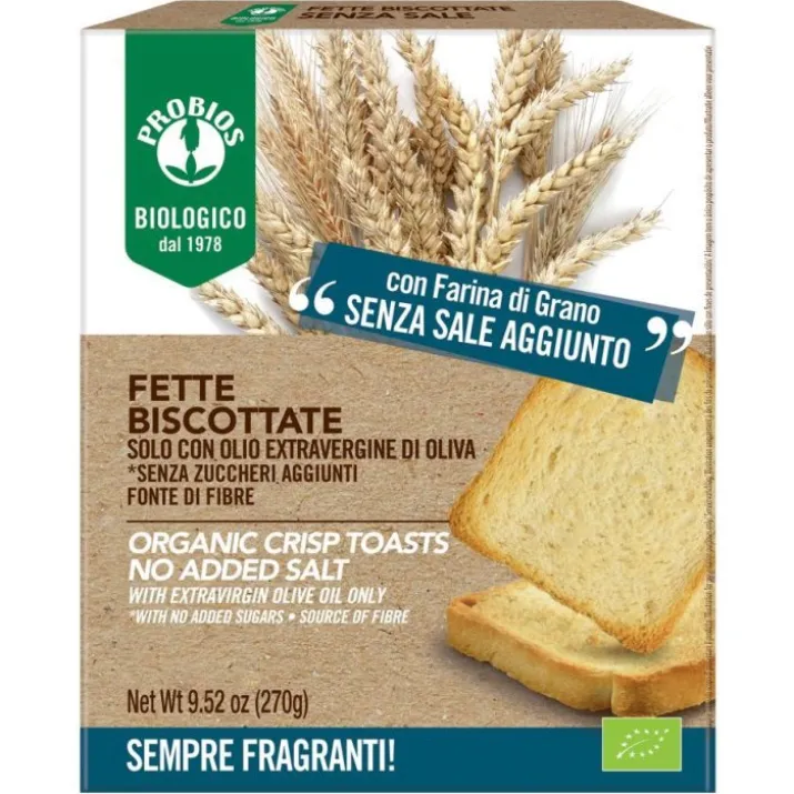 Fette Biscottate Senza Sale Aggiunto Probios 270g
