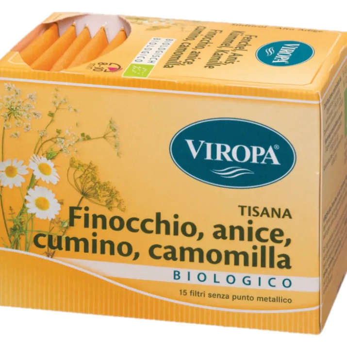 Finocchio Anice Cumino Camomilla Viropa 15 Filtri
