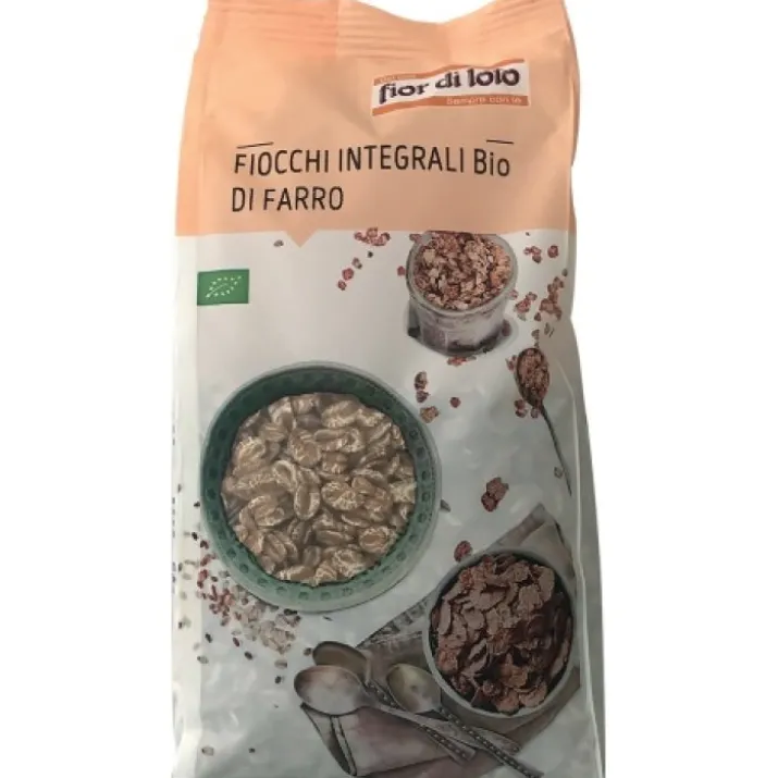 Fiocchi Di Farro Integrali Bio Fior Di Loto 500g