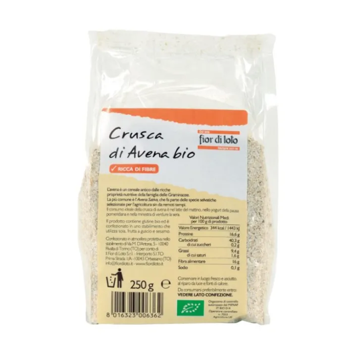 Fior Di Loto Crusca Di Avena Biologico 250G