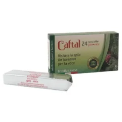 FitoBucaneve Caftal Gola Voce Caramelle Balsamiche 24 Tavolette 60g