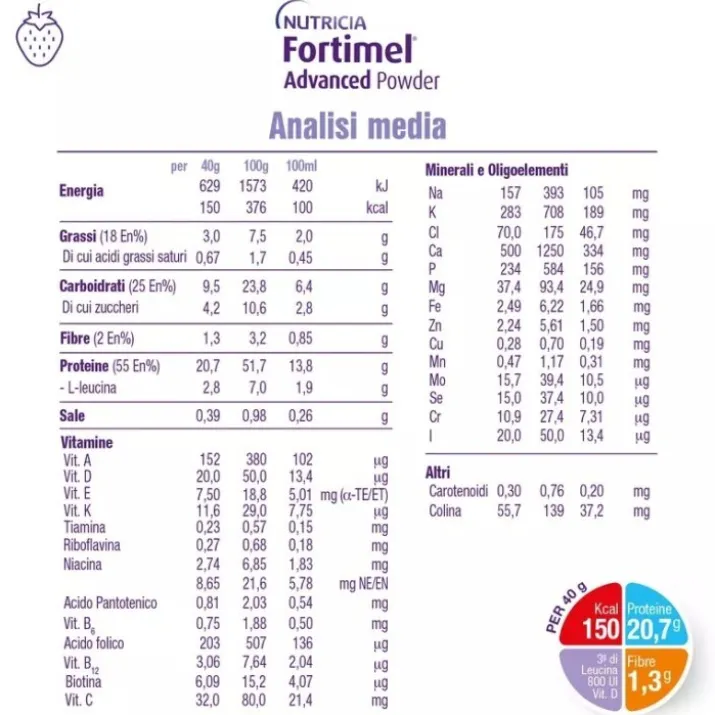 Fortimel Advanced Powder Vaniglia Nutricia 280g