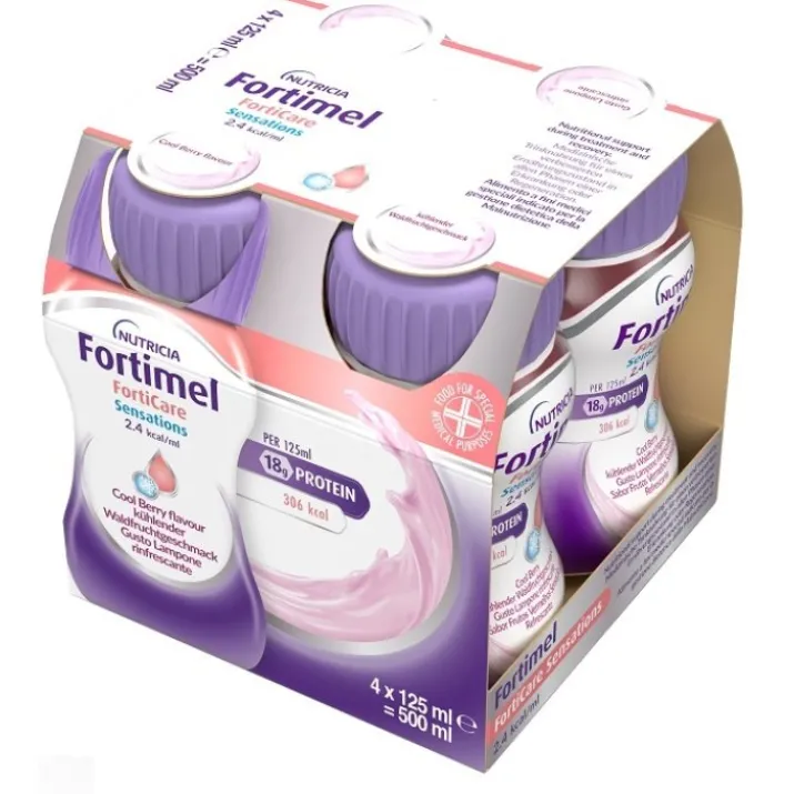 Fortimel Forticare 2,4Kcal Lampone Rinfrescante NUTRICIA 4x125ml