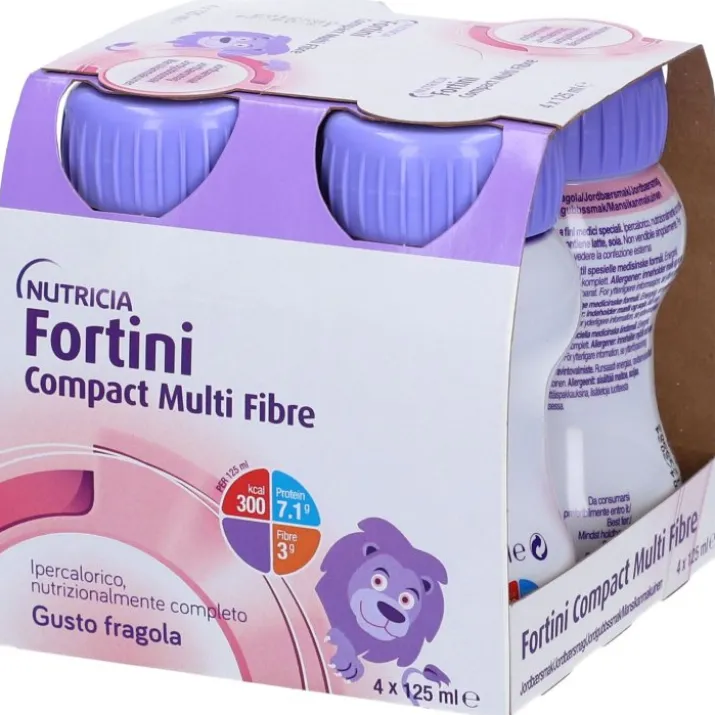 Fortini Compact Multi Fibre Fragola 4x125ml