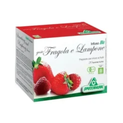 Fragola e Lampone Infuso Bio Specchiasol 20 Bustine