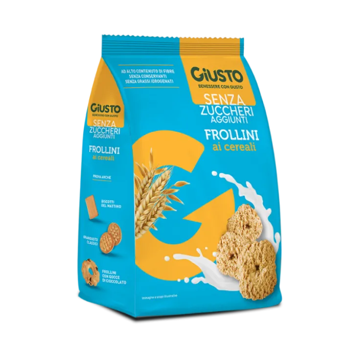 Frollini ai Cereali Senza Zuccheri Aggiunti Giusto 350g