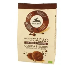 Frollini Al Cacao Con Gocce Di Cioccolato Biologici Alce Nero 250g