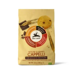 Frollini di grano Cappelli con Gocce di Cioccolato Alce Nero 250g