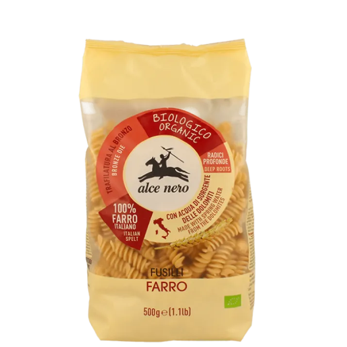 Fusilli Di Farro Biologici Alce Nero 500g