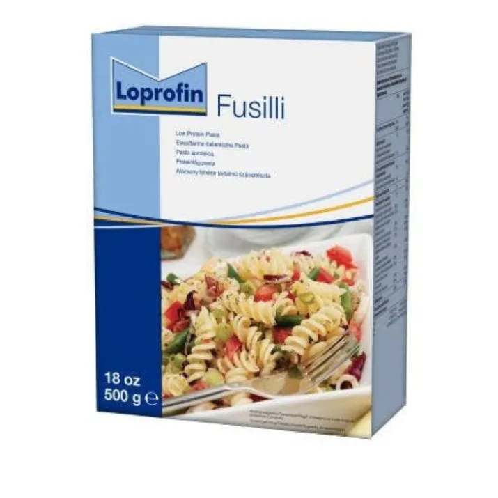 Fusilli Pasta Ipoproteica Loprofin 500g