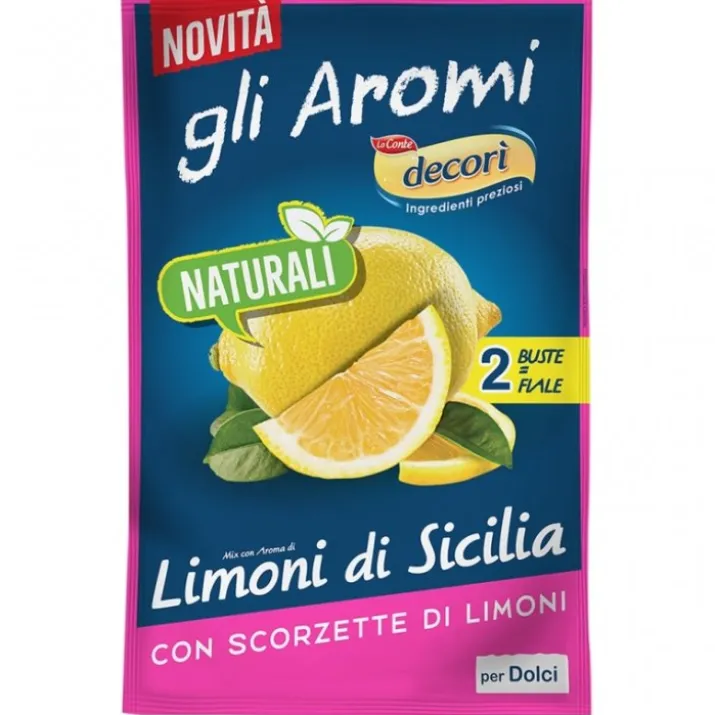 Gli Aromi Naturali Limone Decorì Lo Conte 2x8g