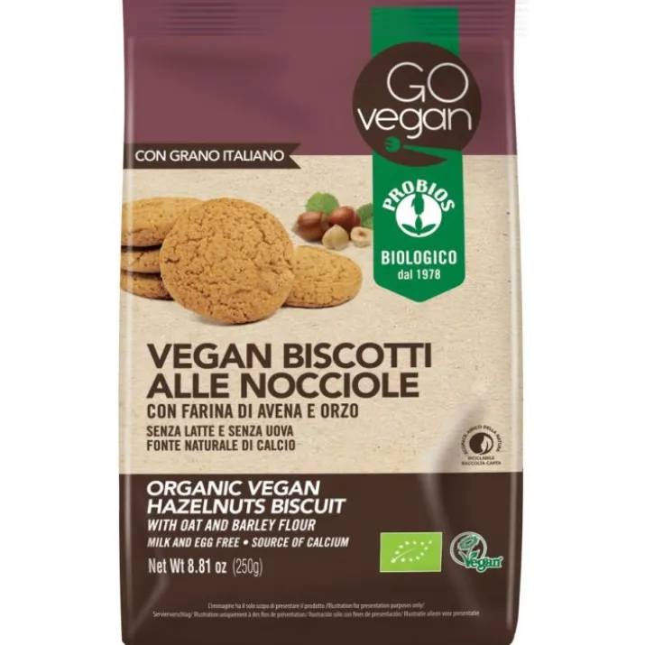 Go Vegan Biscotti Alle Nocciole Probios 250g