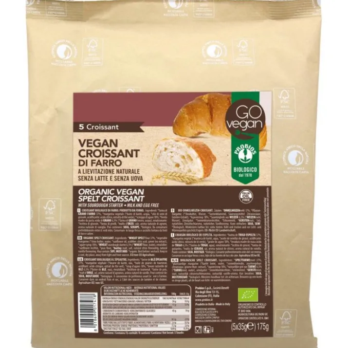 Go Vegan Croissant Di Farro Probios 175g