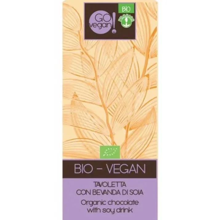 Go Vegan Tavoletta Con Bevanda Di Soia Probios 50g