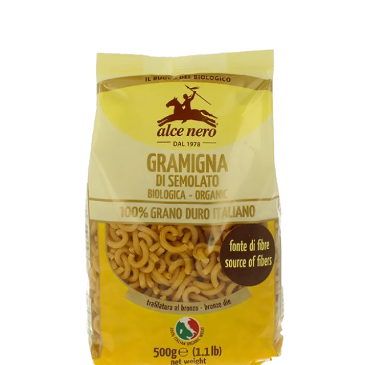 Gramigna Di Semolato Di Grano Duro Biologica Alce Nero 500g